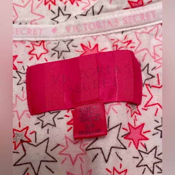 Victoria Secret 100% cotton light pink, long sleeve 2 piece pajama set; size S - Picture 2 of 7